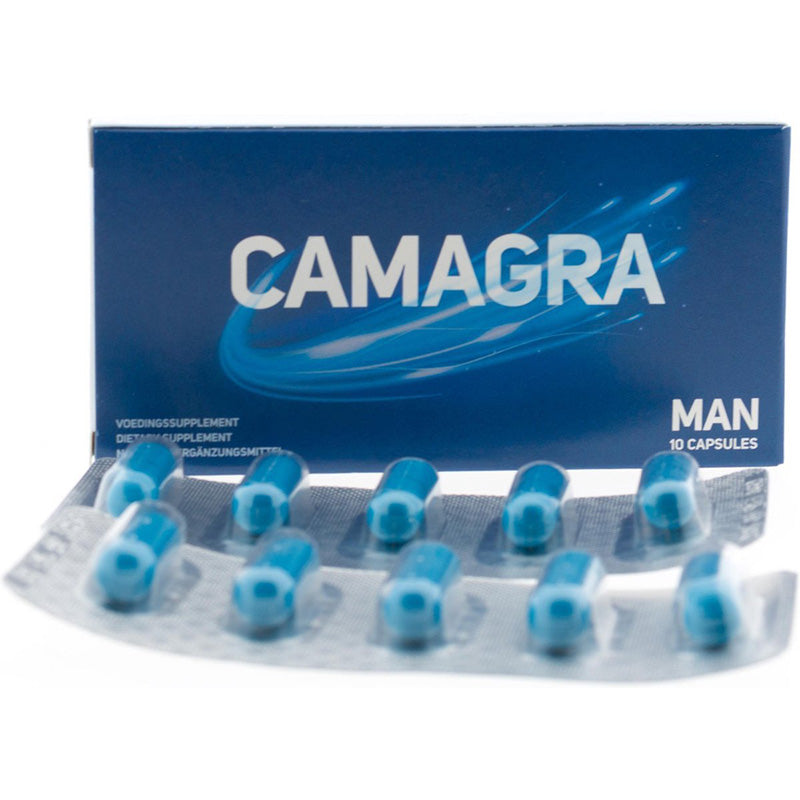 Camagra Man capsules met blister en 10 capsules
