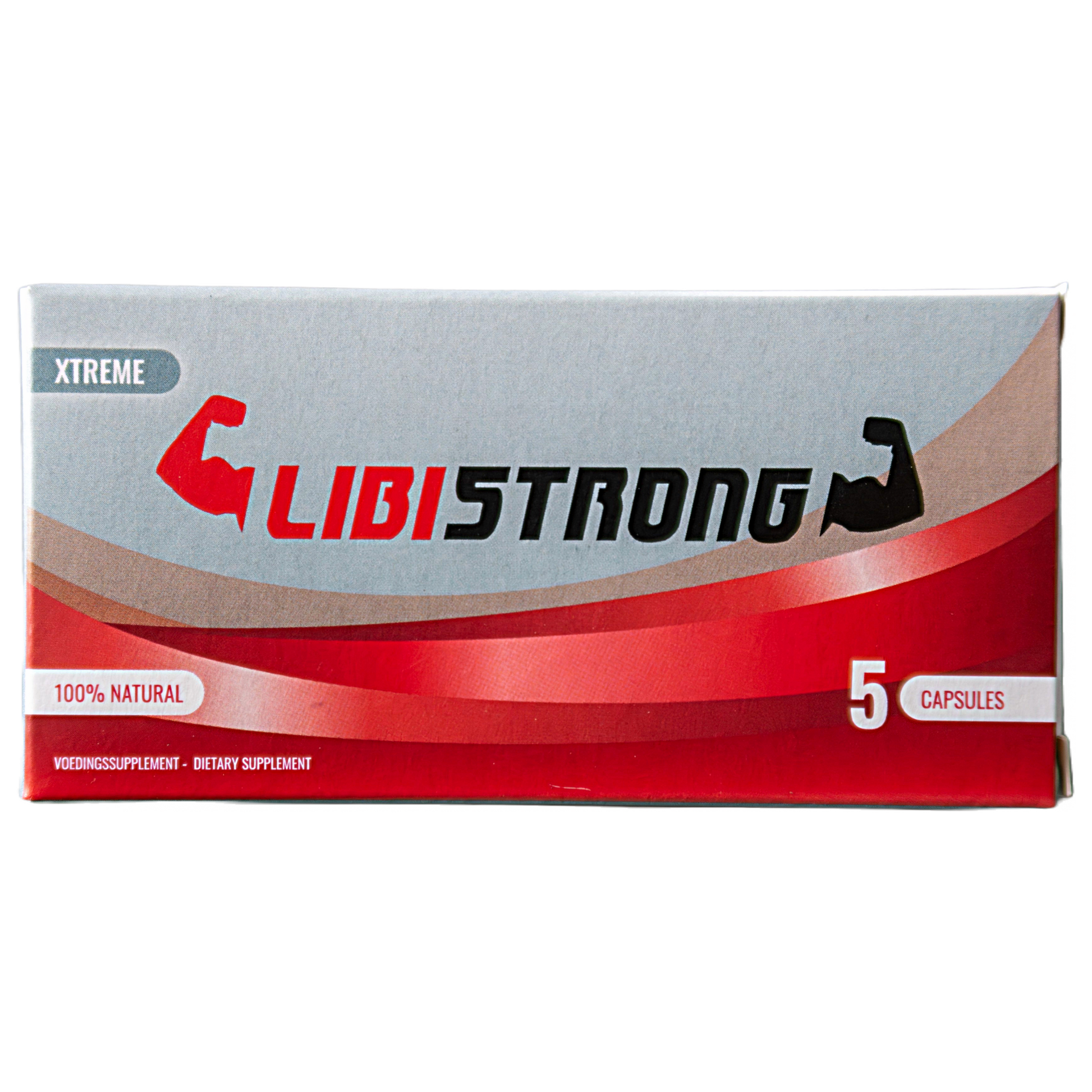Xtreme Libistrong 5 capsules verpakking voorkant
